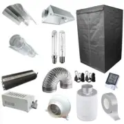 Complete 600w/1000w HPS MH grow light Ballast Tent Reflector Ventilation KIT