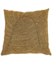 Global Views Beaded Palm Leaf Pillow