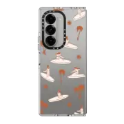Galaxy Z Fold6 Clear Case Surf and Turf by Shayla Bond