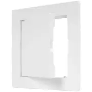 4" x 4" White Access Panel. Service Shaft Door Panel. Plastic 4x4 Inch