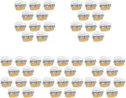 50 Pcs Heart Shaped Mini Cupcake Liners Disposable foil ramekins Disposable Muffin tins Cake Pans 100ml