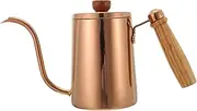 Long Spout Gooseneck Coffee Kettle Stainless Brewing Pot Ergonomic Design for Easy Pouring for Camping and Travel