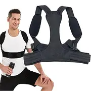 Back Brace Posture Corrector,Adjustable Back Brace Upper Lower Posture Corrector - Comfortable Shoulder Straightener Relief Neck Support for Waist & Spine