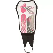 Diadora Fulmine Soft Shell Shinguards - White/Pink