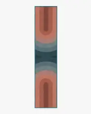 75' x 365' | Machine Washable Runner Rug | Kid & Pet Friendly | Indoor Rug | Absida Teal Rug | Ruggable
