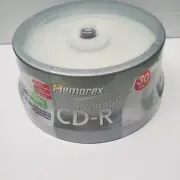 Memorex Printable CD-R 30 Pack 52X 700MB 80 Minutes