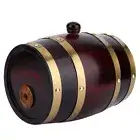 1.5L Vintage Oak Wooden Wine Barrel Keg Bucket Brewing Accessories For Home SG