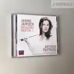 【曉露精品店】JANINE JANSEN勃拉姆斯/巴托克 帕帕諾小提琴協奏曲
