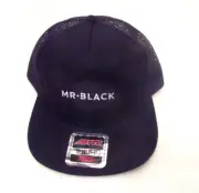 MR BLACK Cap Black & White DTTO Mesh & Snap Back Trucker Hat Coffee Liqueur