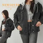 NEWLOVER牛仔時尚 率性街頭彈性牛仔連帽外套 可拆式連帽外套 連帽外套 外套 牛仔外套 夾克 【161-7391】