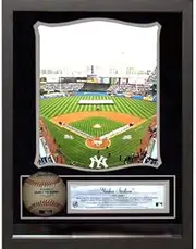 MLB Game Used Baseball Fromyankee Stadium Shadowbox