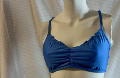 Splendid Hamptons Solid Rem Soft Cup Bralette, Blue, LG