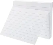 Operitacx 200pcs Horizontal Ruled Index Cards Thick Note Cards for Study Office and Classroom Use for Flashcards and Note Taking