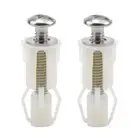 Hot New Toilet Seat Screws Fix Fixing Hole WC White Blind Metal Washer