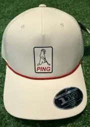 Adult PING Karsten O.G. Performance Golf Hat NWT Authentic Cap SnapBack White