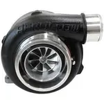 Aeroflow Boosted 5855 1.06 T3 Flange V-Band Outlet GTX3076 Black - AF8005-3007BLK