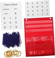 Parliky Practical Classroom Counting Pocket Chart Calculator Sturdy Design for School