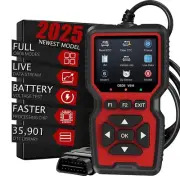 OBD2 Scanner Diagnostic Tool, Check Engine Code Reader OBD2 Scanner with Rese...