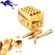 72 Cones 110MM Pre-Rolled Cones Shaped Papers Smoking Accessories Translucent