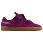 【小八】PUMA SUEDE HEART GS DARK PURPLE 深紫 364918-01