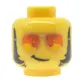 <樂高人偶小舖>正版樂高LEGO 人臉2-18 戴墨鏡 鬢角 男生 6288061 人偶配件