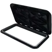 Access Hatch, Black Boat Storage Hatch, 600 x 360mm Deck Hatch, Caravan Hatch,