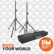 2 x OnStage SSP7950 Tripod Speaker Stand Pack with Bag SSP-7950 On-Stage Stands