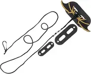 Yardwe Adjustable Lizard Harness Bearded Dragon Leash Wear-Resistant Gecko Leash Fashion Design Compact