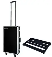 Joyo RD1+RDB2 Pedal Case w/ Trolley Wheels & Pedal Board/Rack