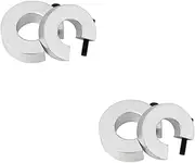 iplusmile 4 Pcs Linear Rail Stop Block Sbr Linear Rail Aluminum Alloy Shaft Fixing Ring