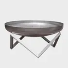 ALFRED RIESS Darvaza Stainless Steel Fire Pit - Large