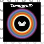 Butterfly Tenergy 05 Table Tennis Rubber | Butterfly Table Tennis Rubber | 1.7, 1.9, 2.1 Sizes | Red or Black | 1 Table Tennis Racket Rubber Sheet | Professional Table Tennis Rubber