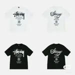 STUSSY WORLD TOUR黑色短袖M碼