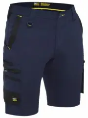 Bisley Workwear Flx & Move 4-Way Stretch Zip Cargo Short (BSHC1332)