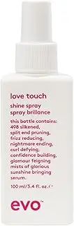 evo Love Touch Shine Spray - Volumising Finishing Hair Texture Spray - Smooths With Extra Shine - 100ml / 3.4fl.oz