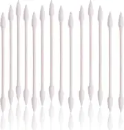 Double Precision Tips 800 Pieces Cotton Swabs with Paper Stick, Double Pointed S