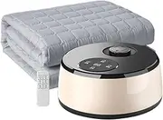 Electric Blanket Water Heated Mattress Pad, Heated Bed Warmer, Safe and No-Radiation, Faster Heating Underblanket with Remote Control, Intelligent Timing, Water Circulation Heating (Size : 1.8x2.0m)