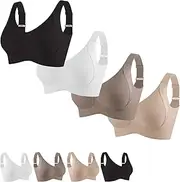 [Generic] Wire Free Non Marking Skin Friendly Push up Bra Push up Wireless Bras for Women No Underwire with Support and Lift