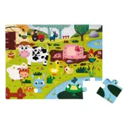 Tactile Farm Puzzle - Interactive Animal Discovery