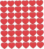 BESTYASH 100pcs Red Heart Paper Tags Durable Heart Shaped Labels for DIY Crafts for Valentine's Day Decorations Present Wrapping Sturdy Paper Cutouts for Celebrations