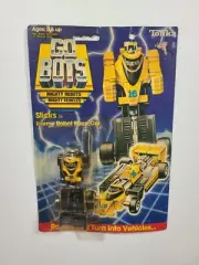 Go Bots SLICKS Enemy Robot Racecar # 16 Race Car MOC Tonka 1985 NEW