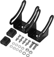Base Mounting Bracket LED Light Bar Slide Mounting Bracket 2PCS Universal Adjustable Side Bracket Kit Holder for Most Straight or Curved Light Bars Pods Work Lights Fog Lights (pack of 2)