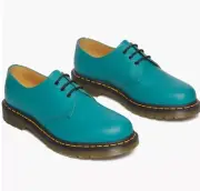 NEW Mens Dr Doc Martens 1461 Derby Shoes Teal Green Size 13