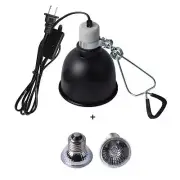 Reptile Heating Lamp UVA UVB Lighting Lamp with Anti-hot Cage Light Holder fo...