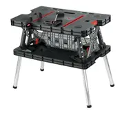 Keter Folding Work Table with Clamps