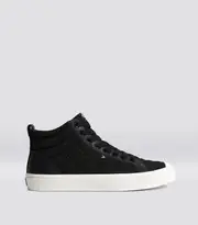 Men's Black Quilted Shoes