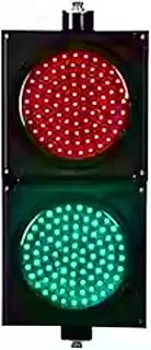 Traffic Light,200mm Traffic Signal Light,500M Remote Control Signal Light,Stop Light,AC85-265V 200mm(8inch) Traffic Light,PC Shell Waterproof Two Traffic Ligh(Size:DC12V,Color:Standard Version)