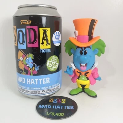 Mad Hatter Black Light Alice In Wonderland Funko Shop Soda - NOT The CHASE