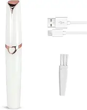 USB Rechargeable Eyebrow Hair Trimmer & Shaver, Electric Painless Precision Hair Removal for Women, Portable Face & Body Grooming Tool for Face, Lips, Nose