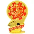 Feng Shui Statue The Lucky 9 Sculpture Home Office Decor Wealth Prosperity Su...